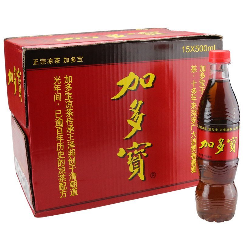 [苏宁易购超市]加多宝凉茶500ml*15