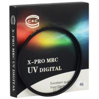 C&C X-PRO MRC UV 46mm 专业级 超薄多层防水镀膜UV滤镜 黑色 46MM