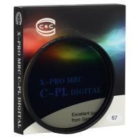 C&C X-PRO MRC CPL 67mm 超薄多层防水镀膜个性金圈偏振镜