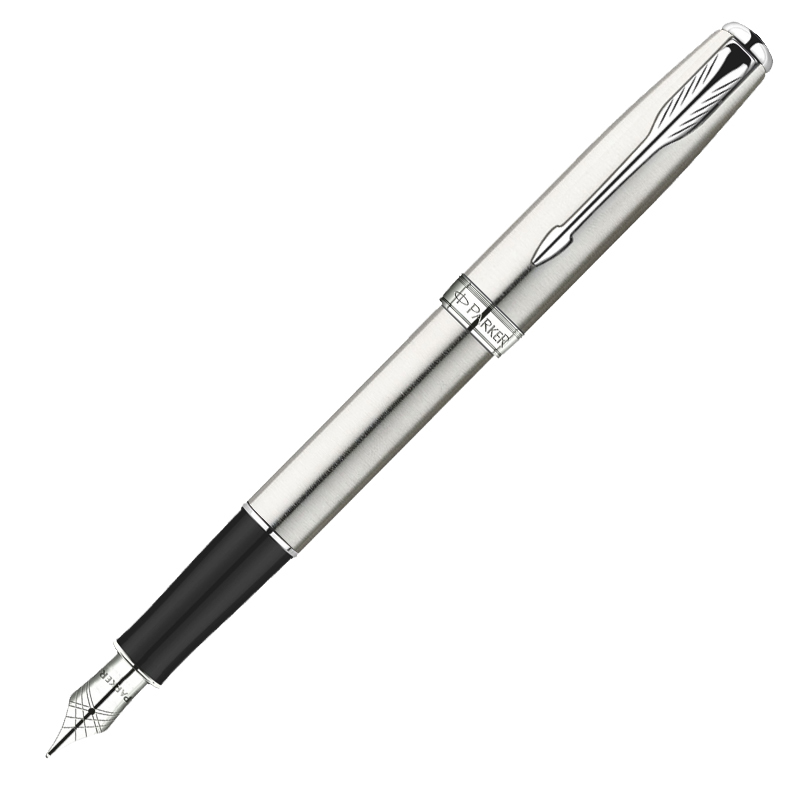 PARKER/派克 卓尔钢杆白夹墨水笔 钢笔