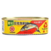 粤花豆豉鱼罐头207g
