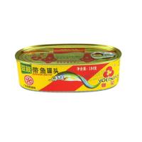 粤花豆豉带鱼罐头184g