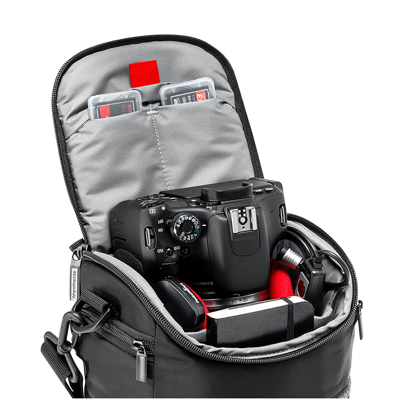 曼富图(MANFROTTO) MA-SB-4 单肩式单反相机包数码相机包 黑色