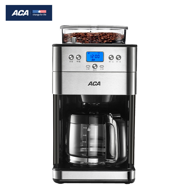 北美电器(ACA)全自动磨豆咖啡机AC-M18A家用/商用