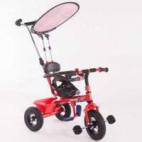 家中宝三轮车豪华版T306充气轮 红色