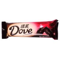 德芙香浓黑巧克力排块单条装43克