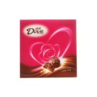 德芙恋语粉玫瑰 榛子酱夹心巧克力150克礼盒装