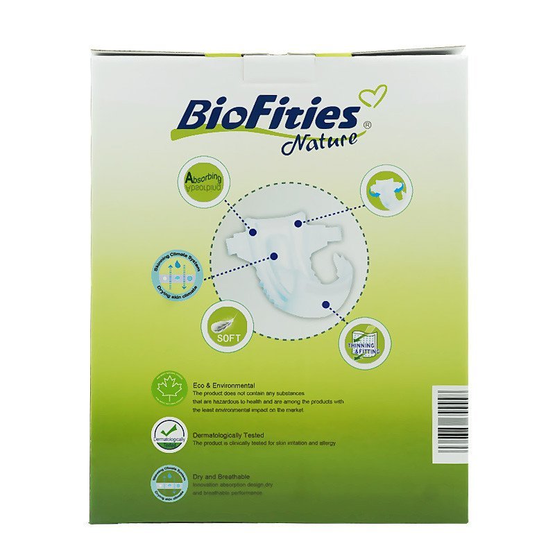 [苏宁自营]爱婴舒坦BioFities婴儿纸尿裤 进口尿不湿 2号S码(3-6kg)适用美国原装
