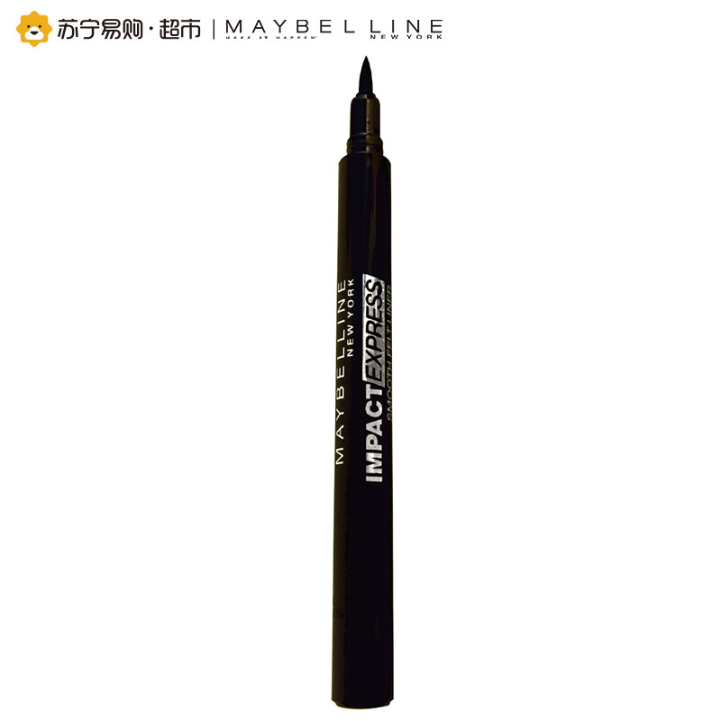 美宝莲(Maybelline)瞬盈魅彩眼线液1.6g(黑色)