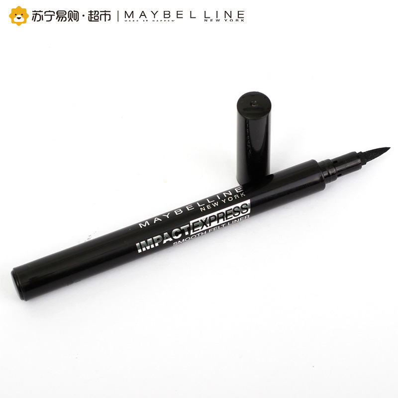 美宝莲(Maybelline)瞬盈魅彩眼线液1.6g(黑色)