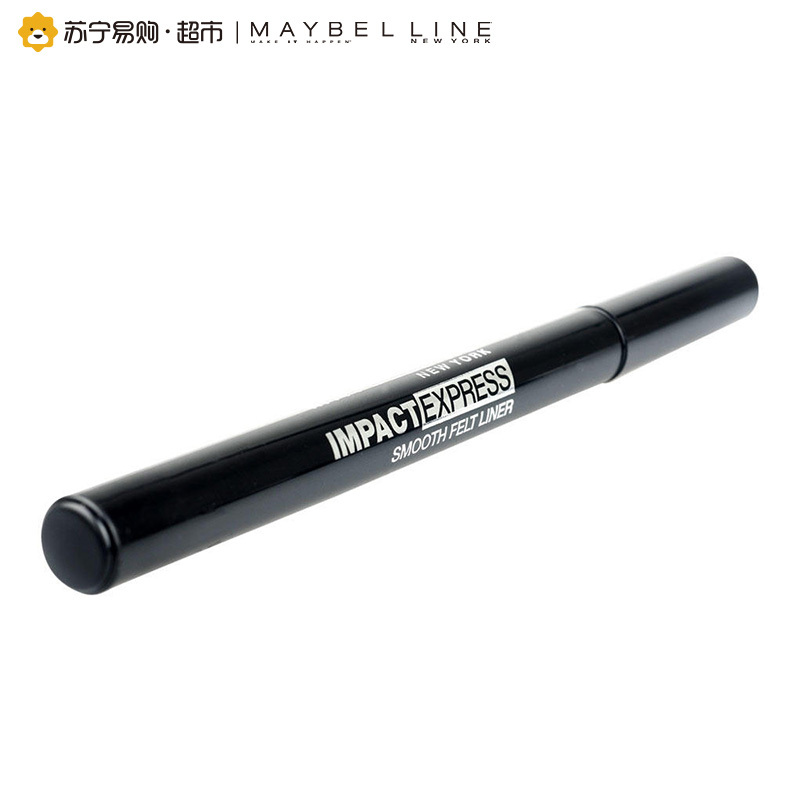 美宝莲(Maybelline)瞬盈魅彩眼线液1.6g(黑色)