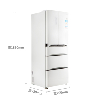 LG冰箱BCD-402WJ(GR-K40PJNL) 447升 多门冰箱 变频 风冷无霜 分类存鲜系统 线性变频压缩机
