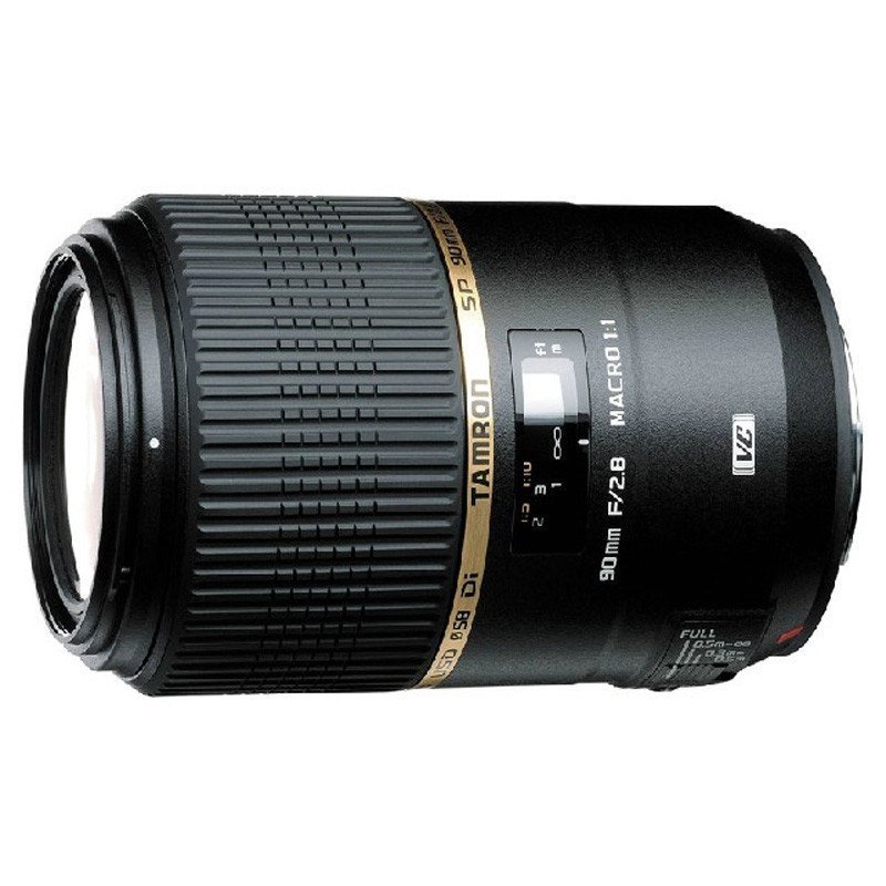 腾龙(TAMRON) SP 90mm F/2.8 Di MACRO 1:1 VC USD (型号F004) 尼康口