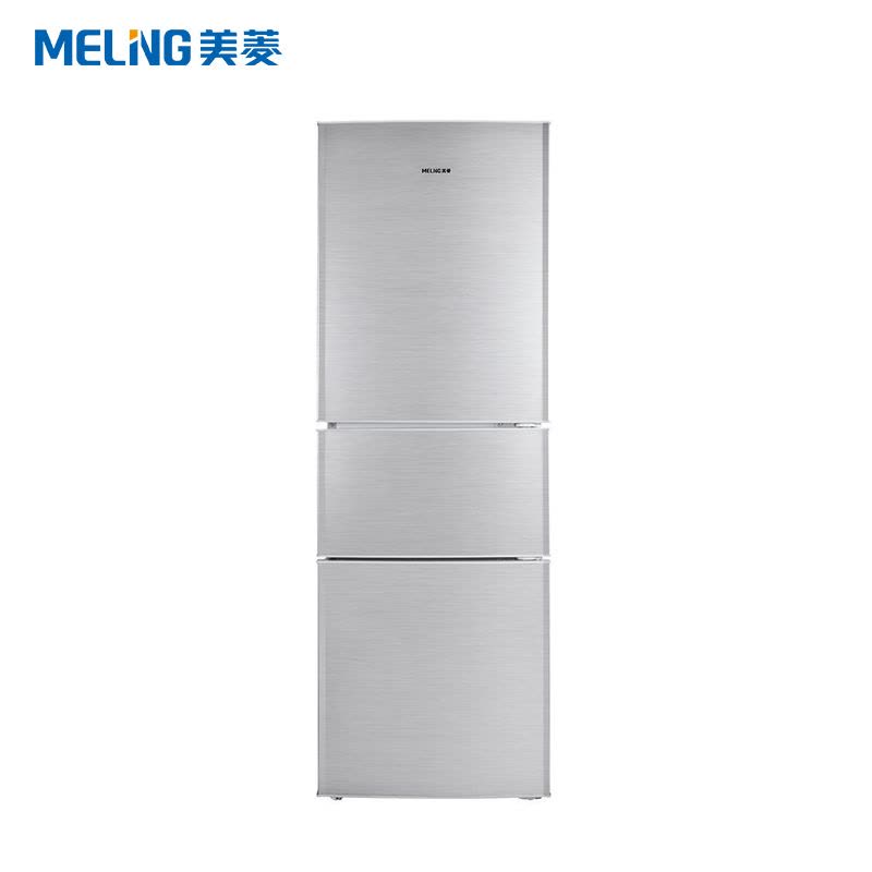 美菱(MELING) BCD-219L3C 219升三门冰箱 一级能效 软冷冻(银色)图片