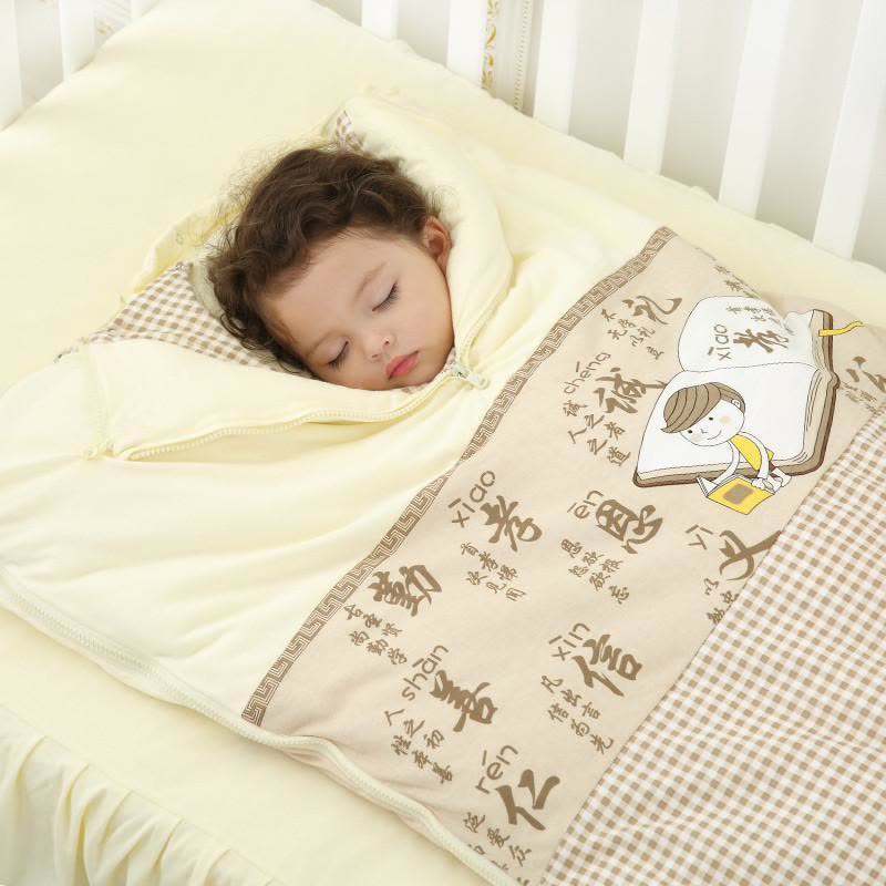 [苏宁自营]龙之涵 梦想家系列U口婴儿睡袋 60*110cm 2斤双内胆图片