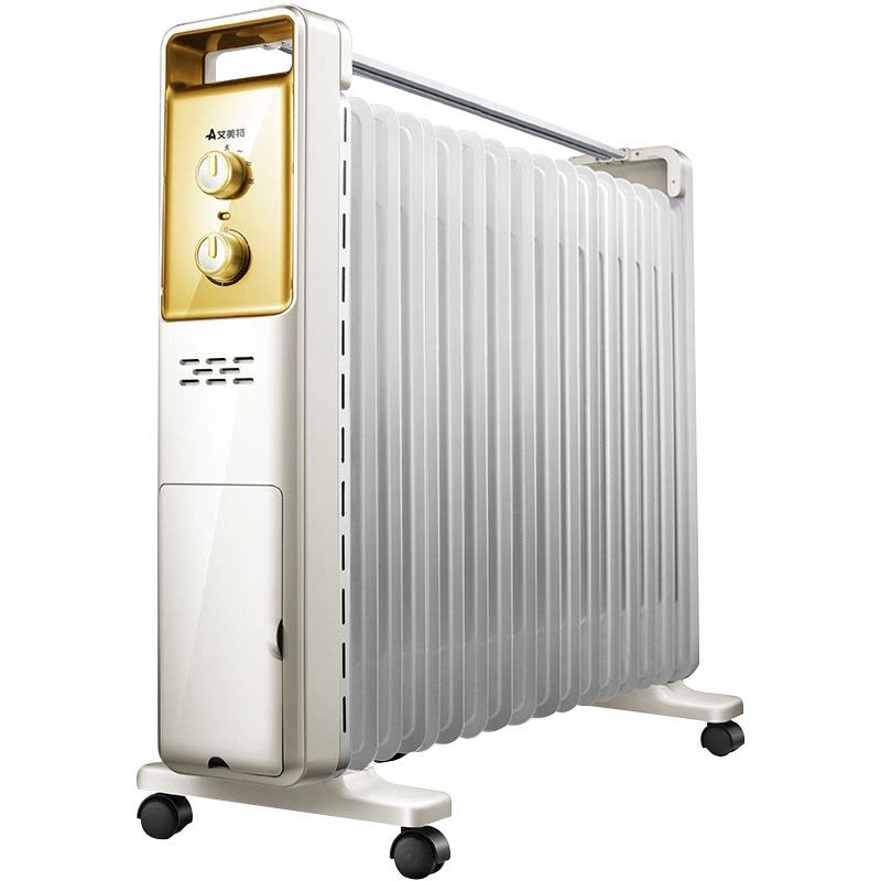 艾美特(Airmate)取暖器 HU1517-W 15片160mm加宽叶片 静音无辐射 油汀 电热烤火炉 电暖器 电暖气图片