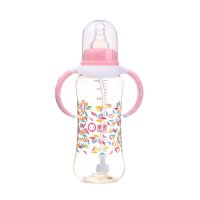 亲多QD4010PPSU标口自动握把奶瓶300ml
