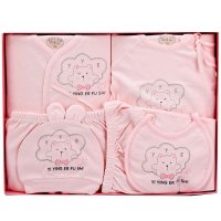 亿婴儿新生儿秋冬款棉6件套初生宝宝婴儿礼盒婴儿衣服7002