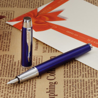 PARKER/派克 IM蓝色白夹墨水笔