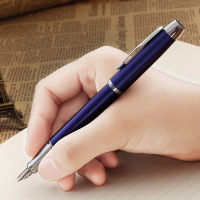 PARKER/派克 IM蓝色白夹墨水笔