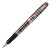 PARKER/派克 卓尔巧克力格子纹玫瑰金夹宝珠笔