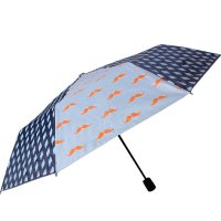 天堂伞 31001E悠悠生活高密聚酯银胶防紫外线三折超轻自开晴雨伞 天蓝
