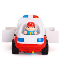 汇乐玩具(HUILE TOYS)全能救护车 836 电动音乐灯光万向车 儿童过家家医具