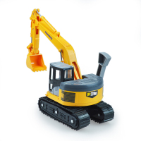 LI LI力利工程车 挖土车挖掘机可旋转 男孩儿童塑料玩具小汽车模型礼物 3岁以上 工程运输车 1:32