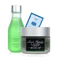 膜法世家绿豆超值组合(绿豆泥浆面膜100g+绿豆小黄瓜蜜汁150ml)赠膜法世家微纤维面膜贴1片装(随机装)