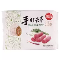 思念手打猪肉韭菜水饺495g