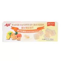 Aji橘子柠檬味威化夹心饼干150g