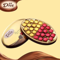 德芙 牛奶巧克力和黑巧克力  240G/盒