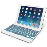 多彩小i air蓝牙键盘银白 苹果PAD AIR专用键盘 恰当搭配 送礼佳品 苹果小笔记本 苹果蓝牙键盘