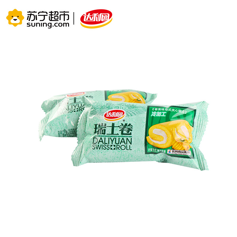 达利园 糕点 面包 零食 瑞士卷720g(香蕉味)