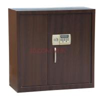 科达(KADA)大型电子密码保密文件柜通体无屉(上节) (木纹色)