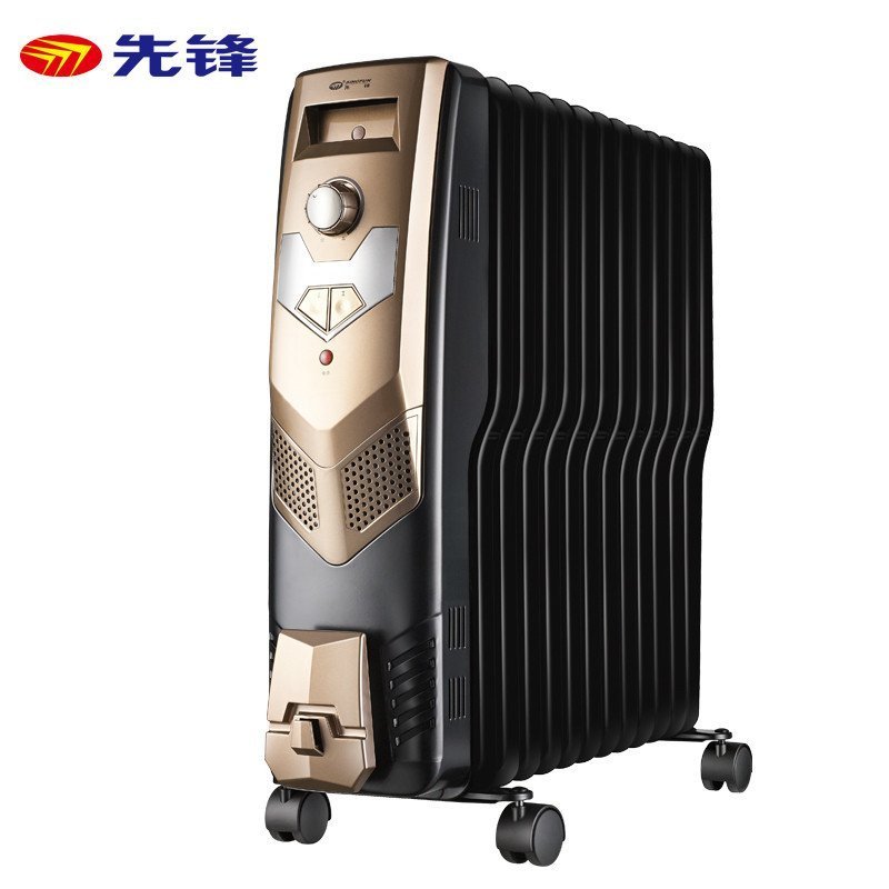 先锋电暖器NDY-26X01 13片S型电热油汀 电暖器 电暖气 家用 烘干机