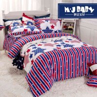 梦洁宝贝 梦洁家纺 儿童床上用品 卡通男孩纯棉三四件套件