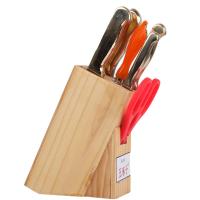 王麻子全铜柄八件套刀DD07