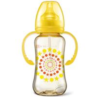 好孩子(goodbaby)母乳实感标准径握把吸管PPSU奶瓶210ml(星空系列) B80300