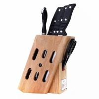 王麻子塑柄高级8件套刀 DD08