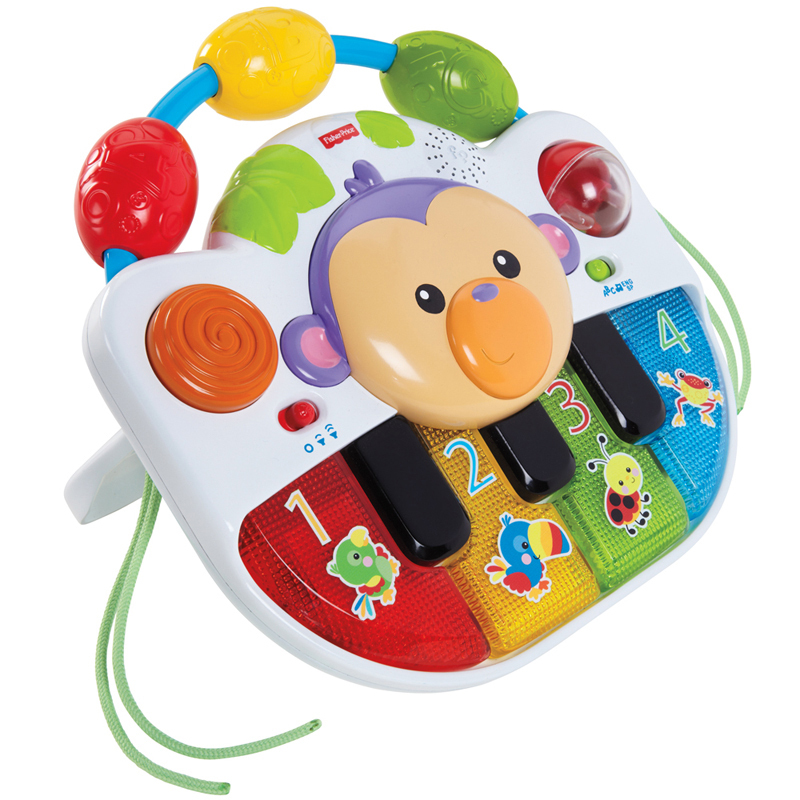 Fisher Price 费雪探索成长小钢琴音乐益智婴幼儿玩具6个月以上BFH64