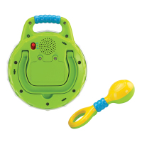 Fisher Price 费雪敲击小手鼓6-12个月婴幼儿音乐玩具CCG07