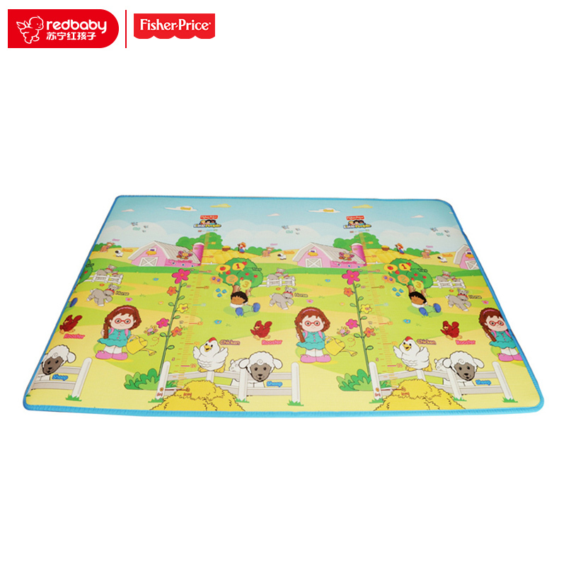 [苏宁自营]Fisher Price 费雪 小小探索家单面包边地垫BMF19
