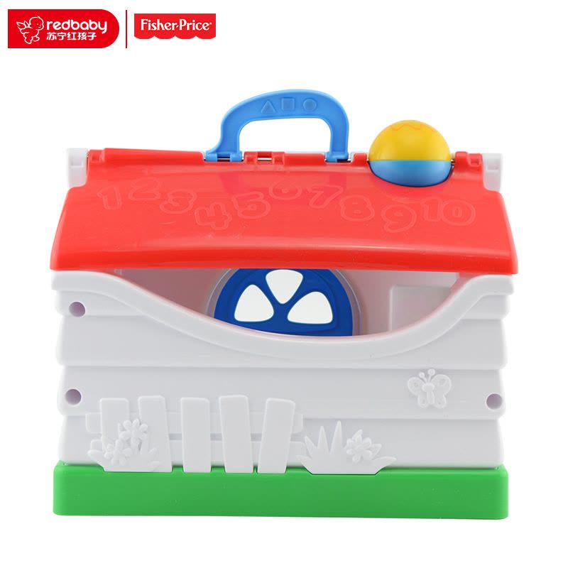 [苏宁自营]费雪(Fisher price)双语皮皮学习小屋 早教益智玩具 BLW10图片