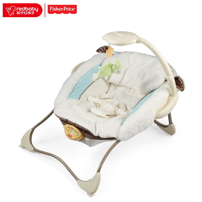 [苏宁自营]Fisher Price 费雪安抚小羊羔婴儿椅P2792 塑料玩具 0-36个月