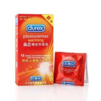 杜蕾斯 避孕套 热感凸点螺纹12只装安全套 成人情趣