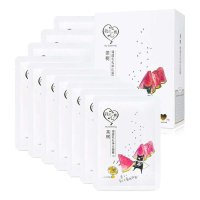 我的心机 茶树调理毛孔净化插画蚕丝面膜23g*10片