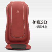奥佳华(OGAWA) 按摩垫OG-1102A经典棕 家用多功能气压揉捏 腰部加热 臀部振动 家用全自动多功能按摩垫沙发垫