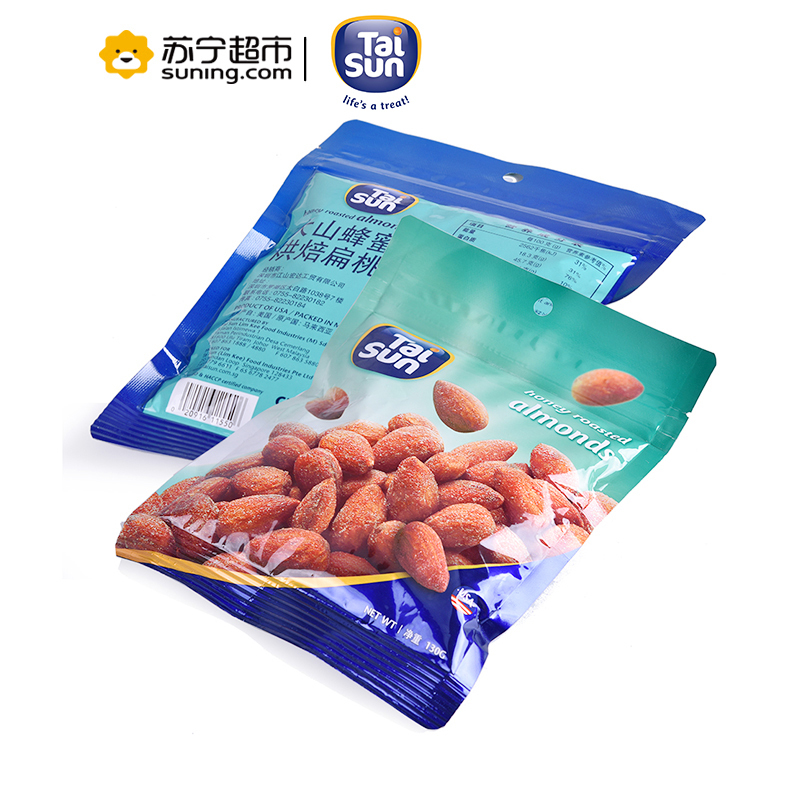 大山(Tai Sun)蜂蜜烘焙扁桃仁坚果零食