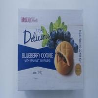 迪乐司 蓝莓酱夹心曲奇饼干 100g/盒